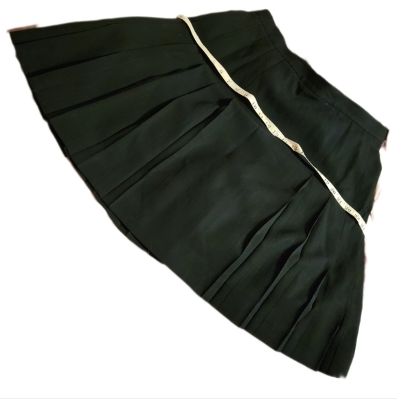 Talbots Black Wool Pleated Skirt - Picture 7 of 7